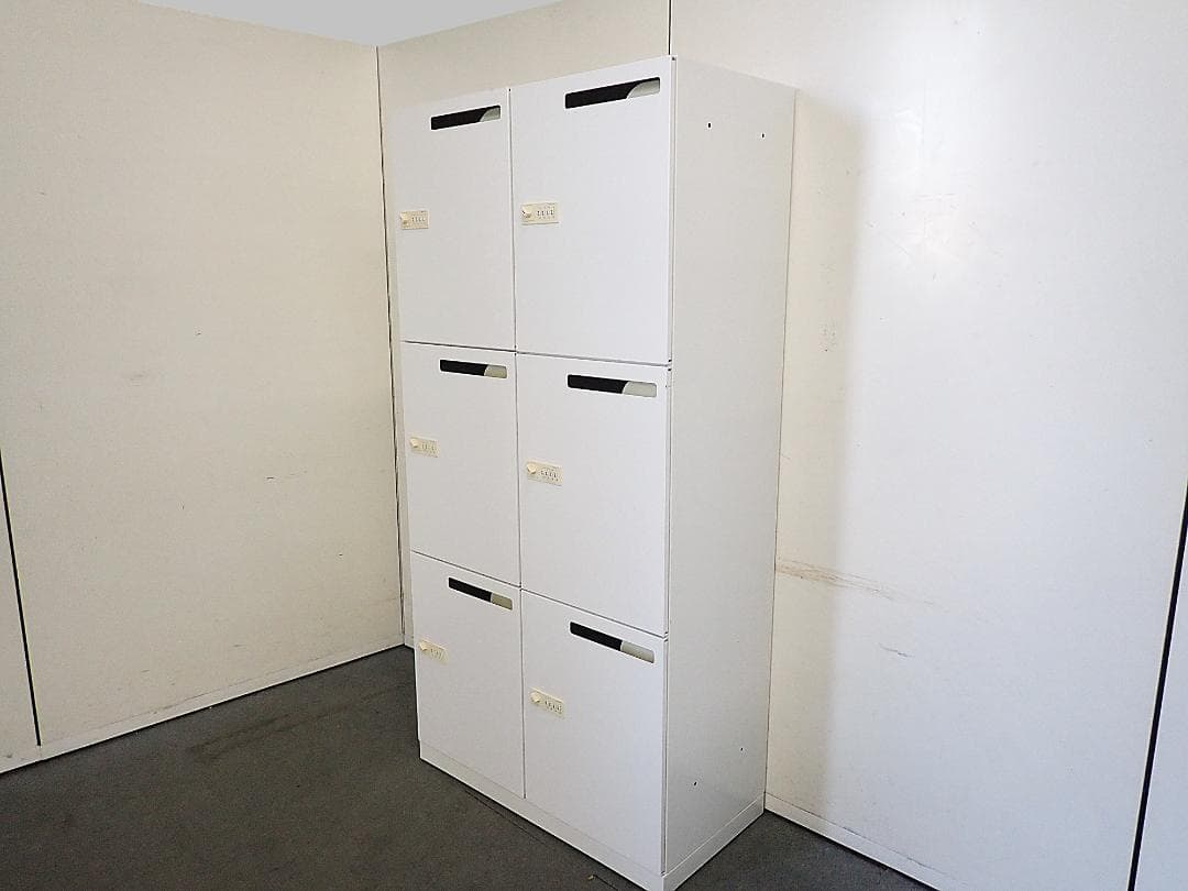 引取り限定　コクヨ　6人用パーソナルロッカー　ダイヤル錠　59-0125