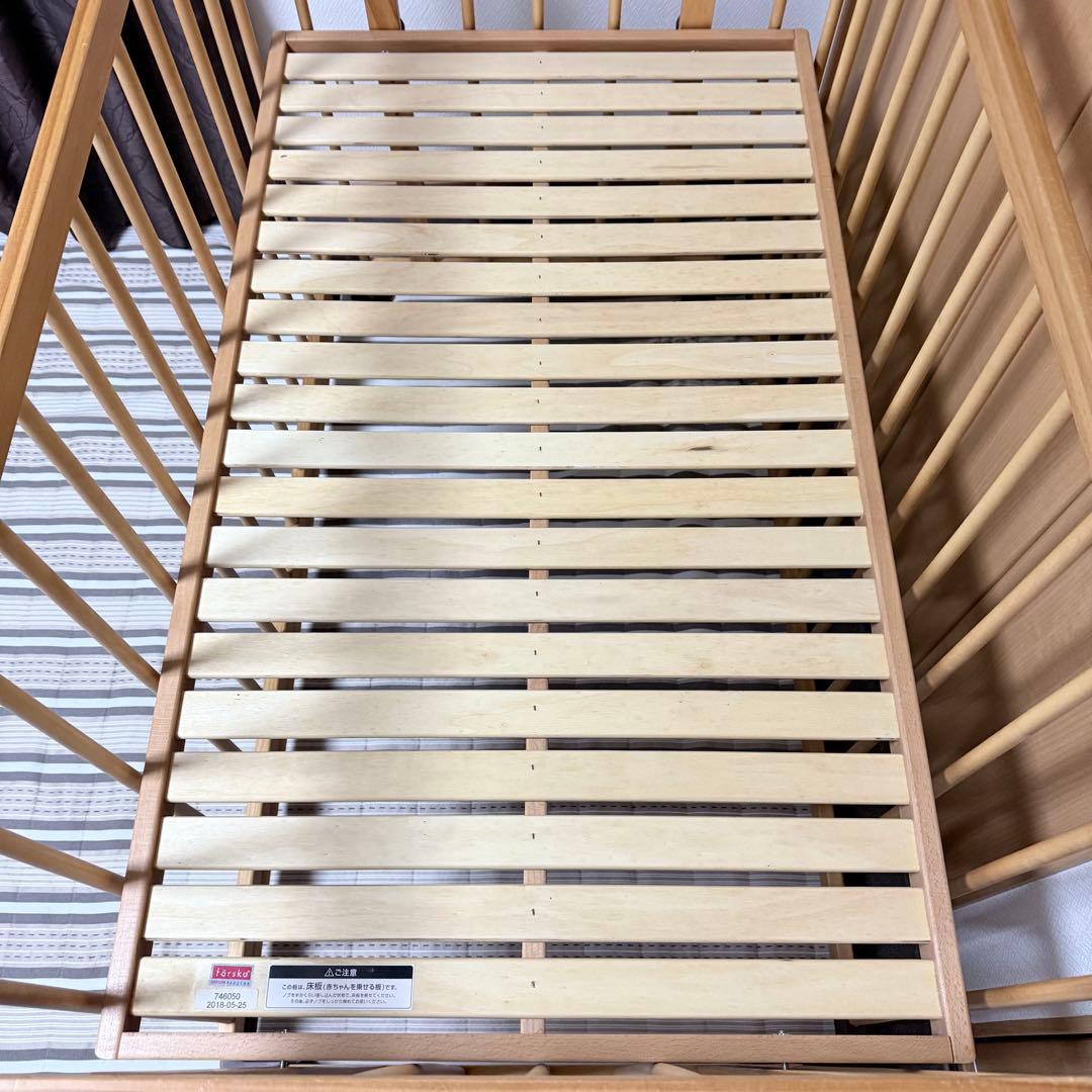 【九州本土限定】ファルスカ ベッドサイドベッド 03 ベビーベッド