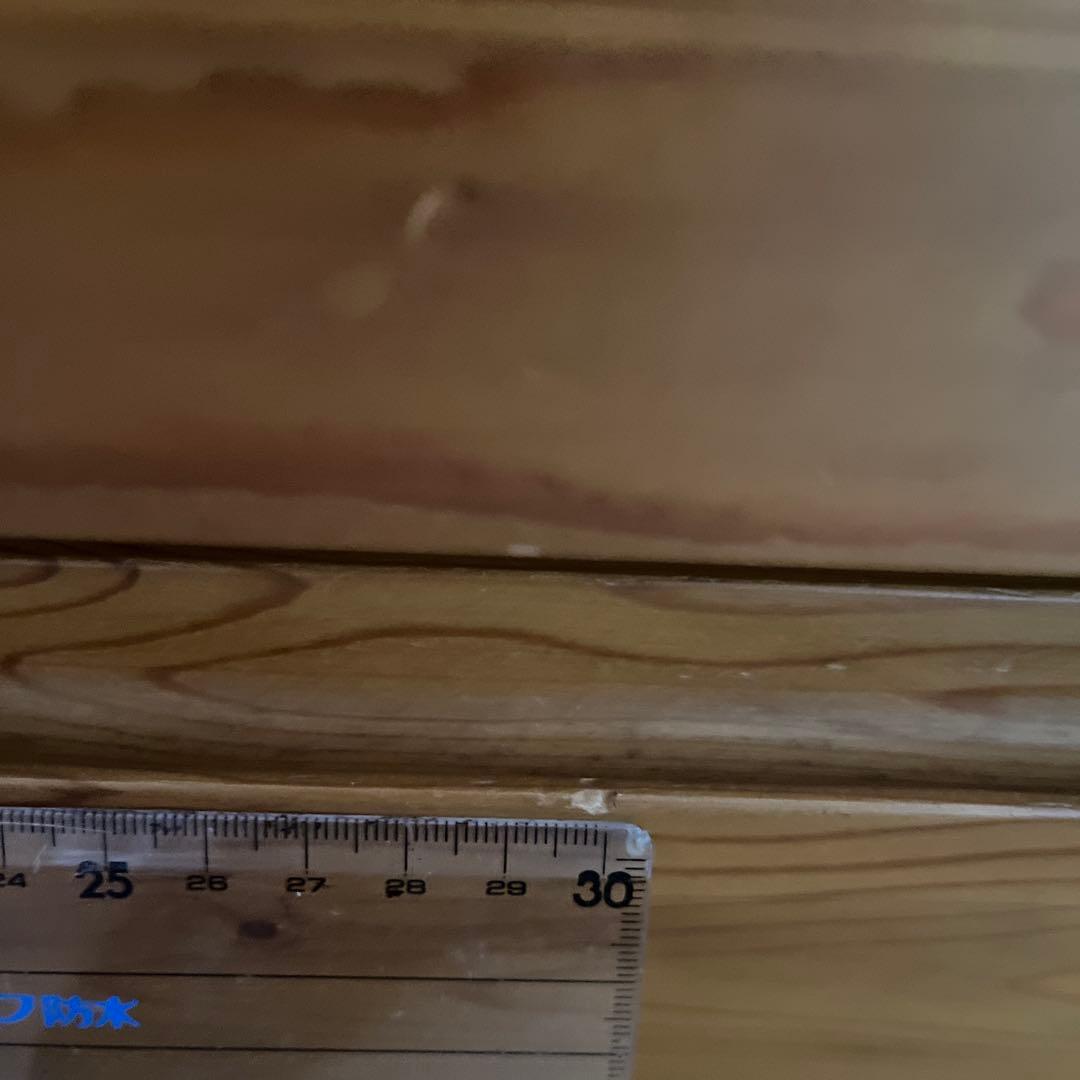 パイン材3段チェスト　送料込み