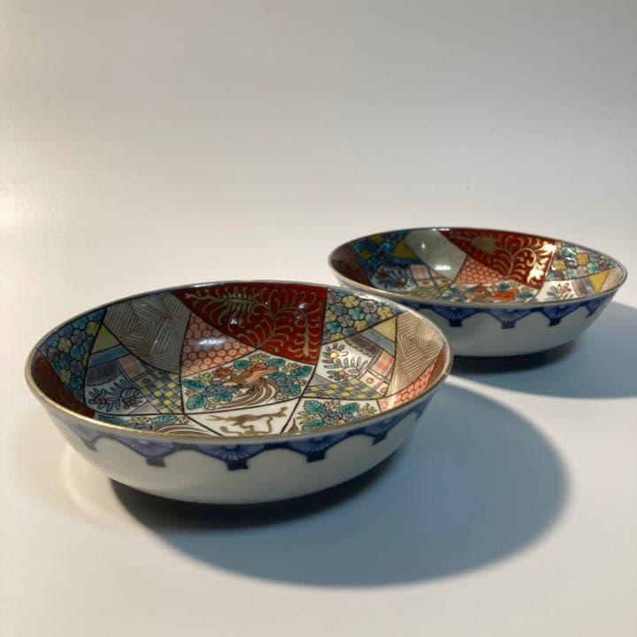 伊万里金欄手通りもの6点×2セット　骨董　古伊万里　R0216ダE