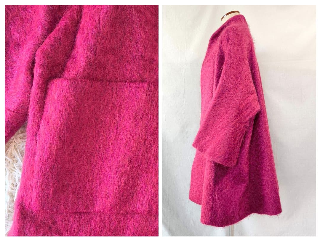 SLADKY スラドキー アルパカ ウールポンチョ コート 女優コート