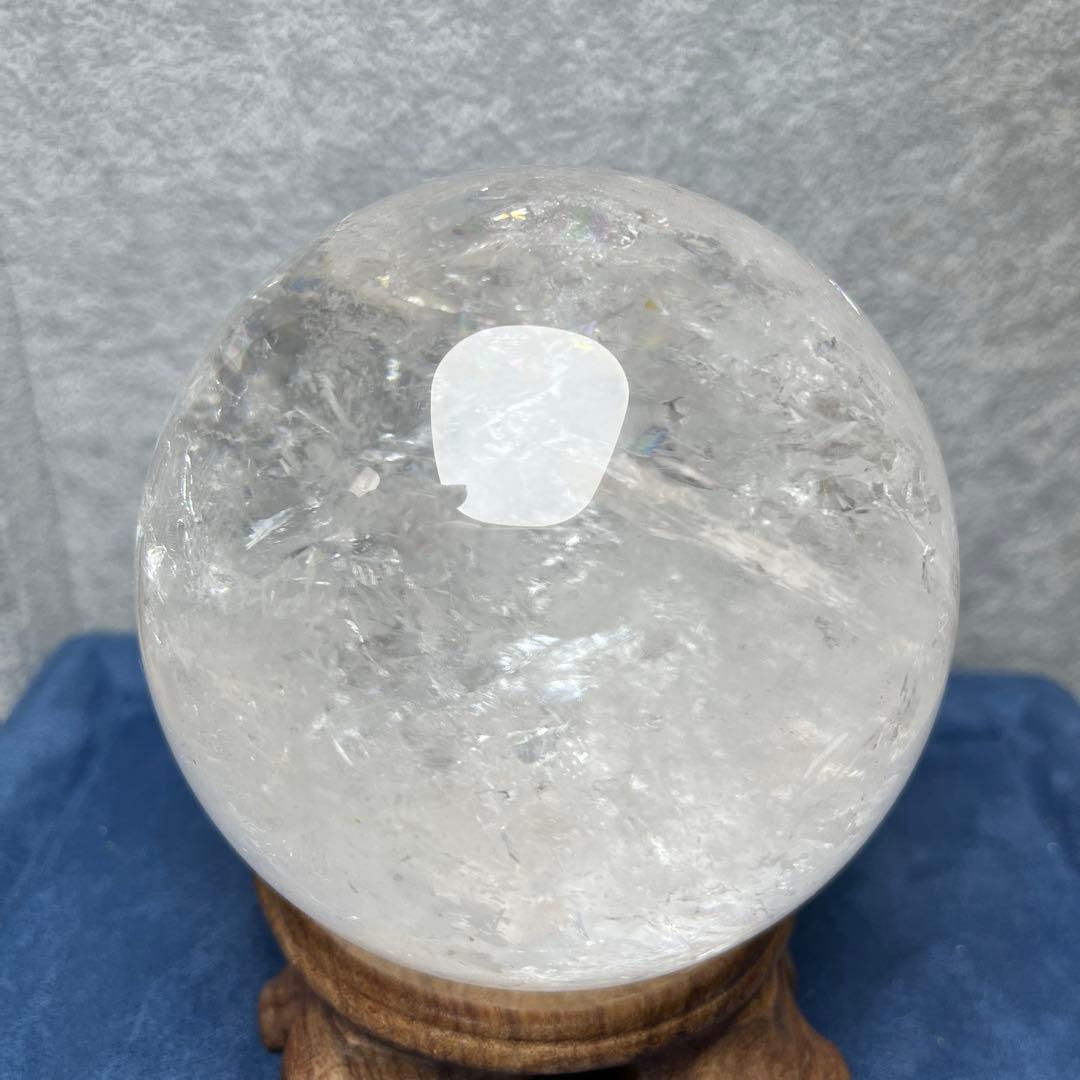 ご予約水晶スフィア　直径92mm 虹ギラギラ　30%off❣️