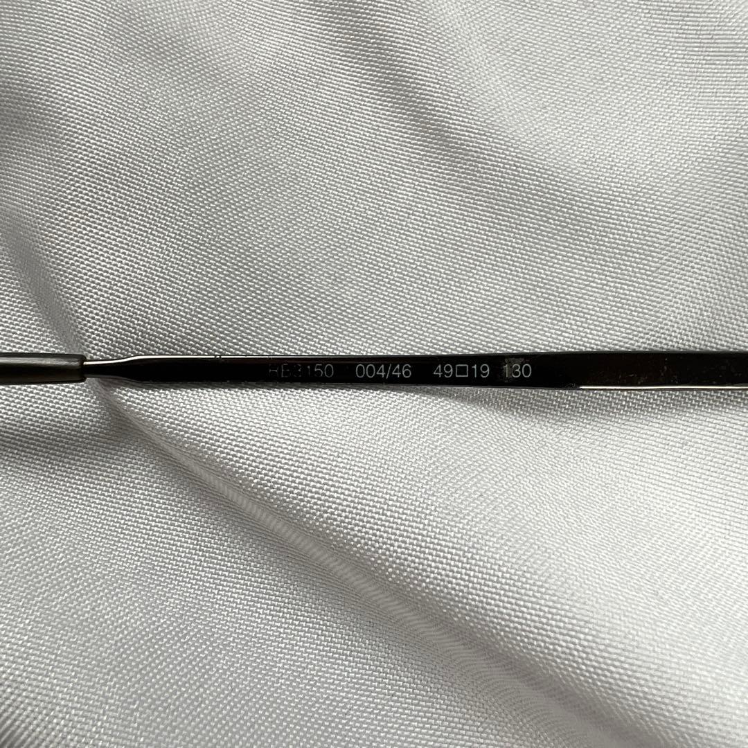 小物 Ray-Ban titanium oval sunglasses blue