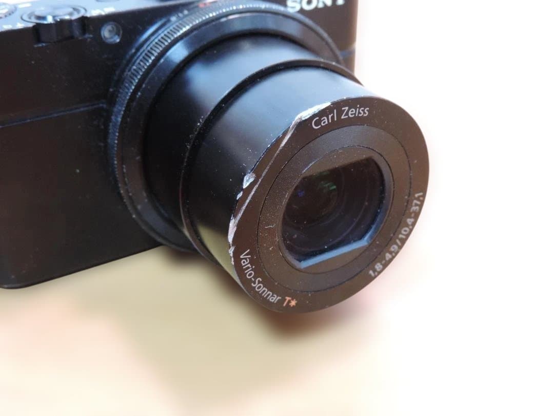 ソニー　デジカメ　RX100MⅡ　動作品　本体/バッテリー/SD　383K☆