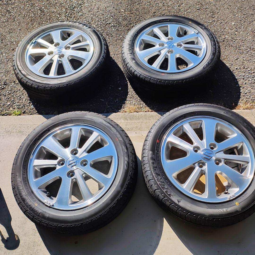 つよた「A 」タイヤ2個セットエブリィワゴン14インチ純正