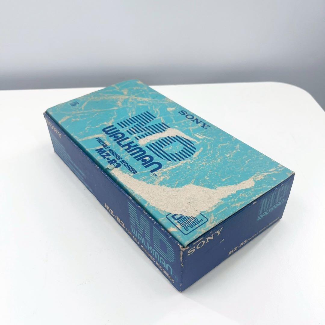 SONY MZ-R3 MDウォークマン 再生OK ACアダプター確認 箱付