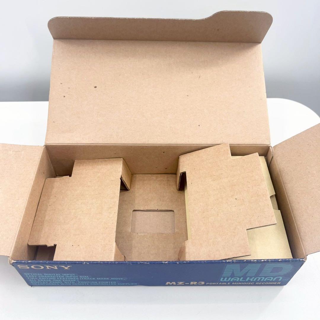 SONY MZ-R3 MDウォークマン 再生OK ACアダプター確認 箱付