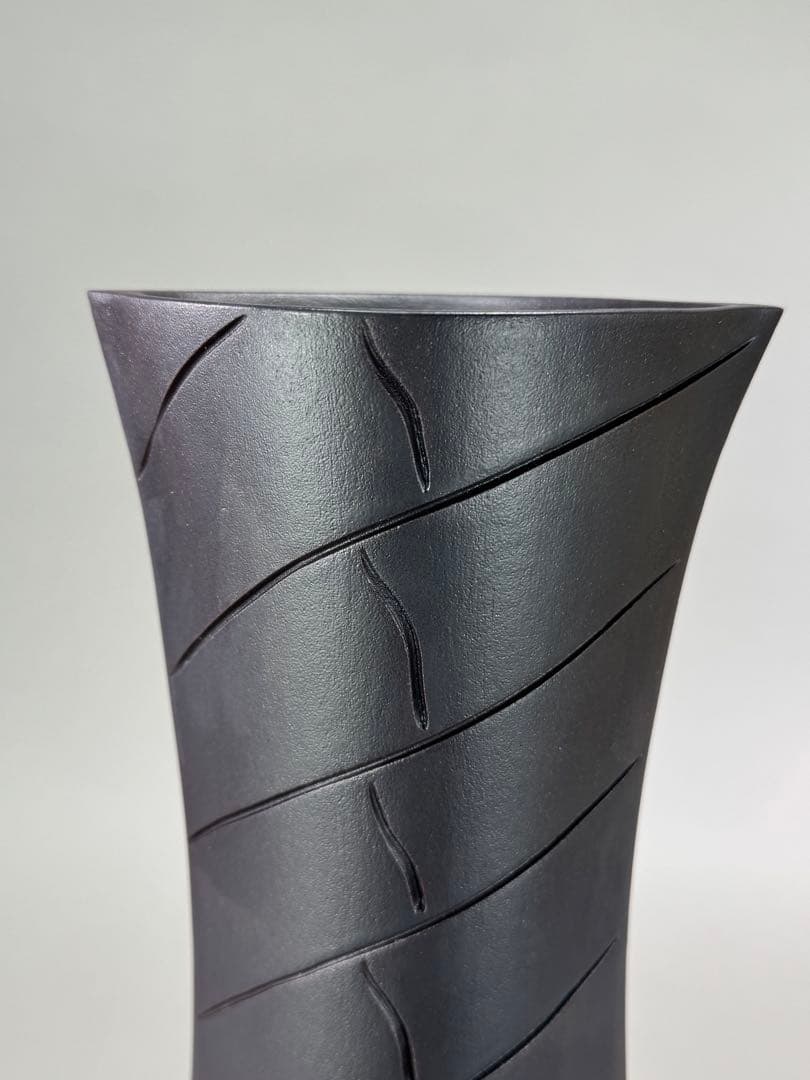 池坊　いけばな　陶器　花器　花瓶　高さ40.2cm 華道具