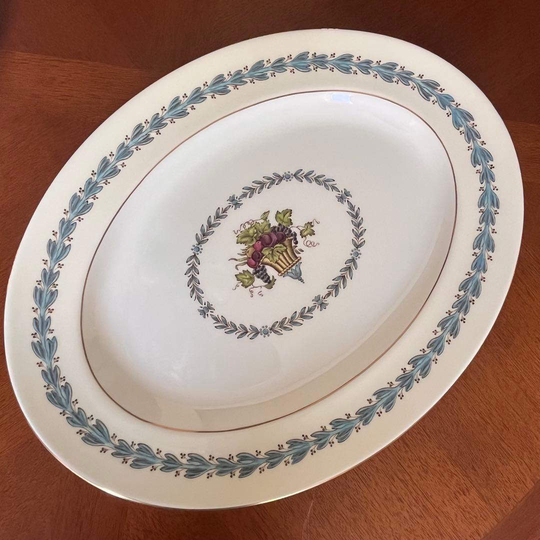 【黒壺美品】英国製　ウェッジウッド★アップルドア★パーティプレート　2枚