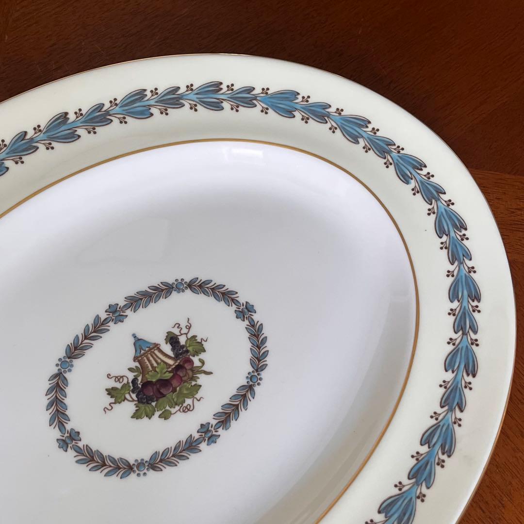 【黒壺美品】英国製　ウェッジウッド★アップルドア★パーティプレート　2枚