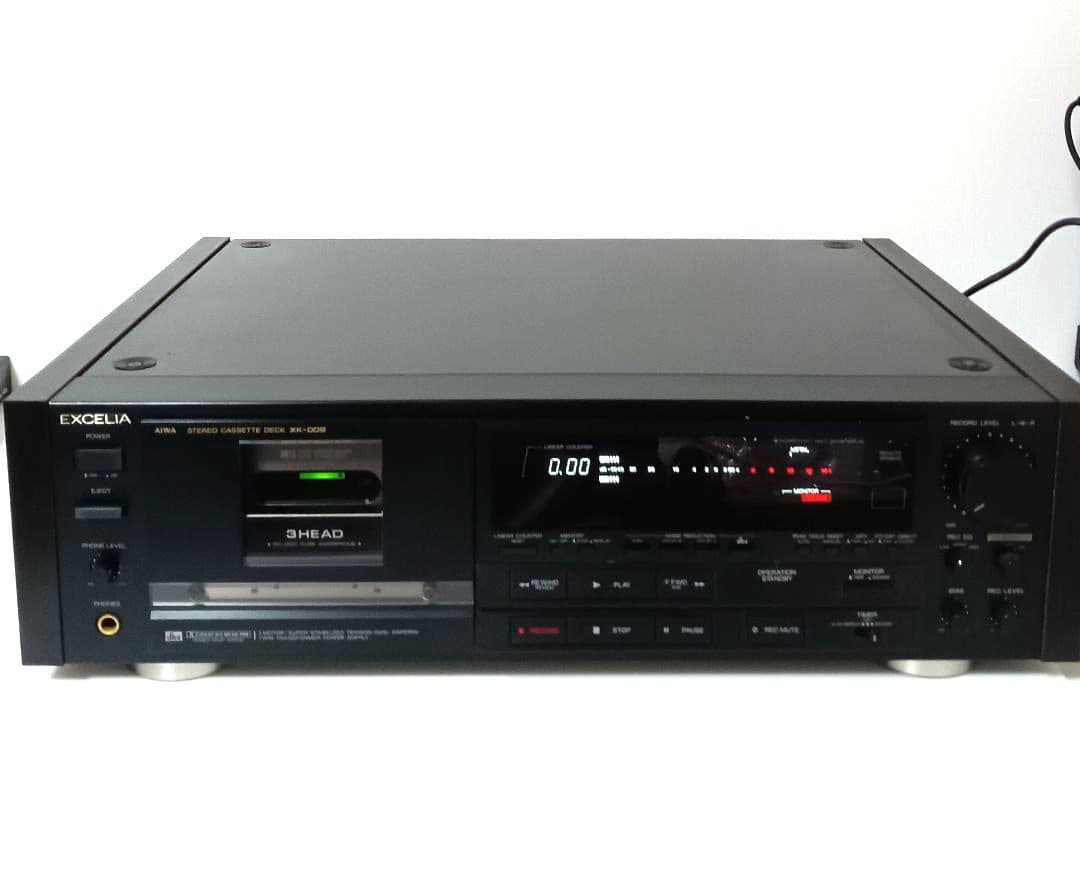 EXCELIA XK-009 3HEAD カセットデッキ AIWA 通電確認