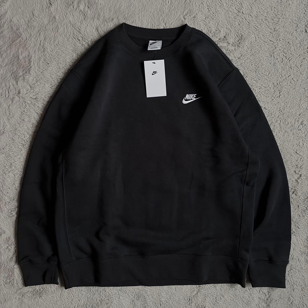 新品 NIKE ナイキ ブラック セットアップ 刺繍ロゴ スウェット XXL