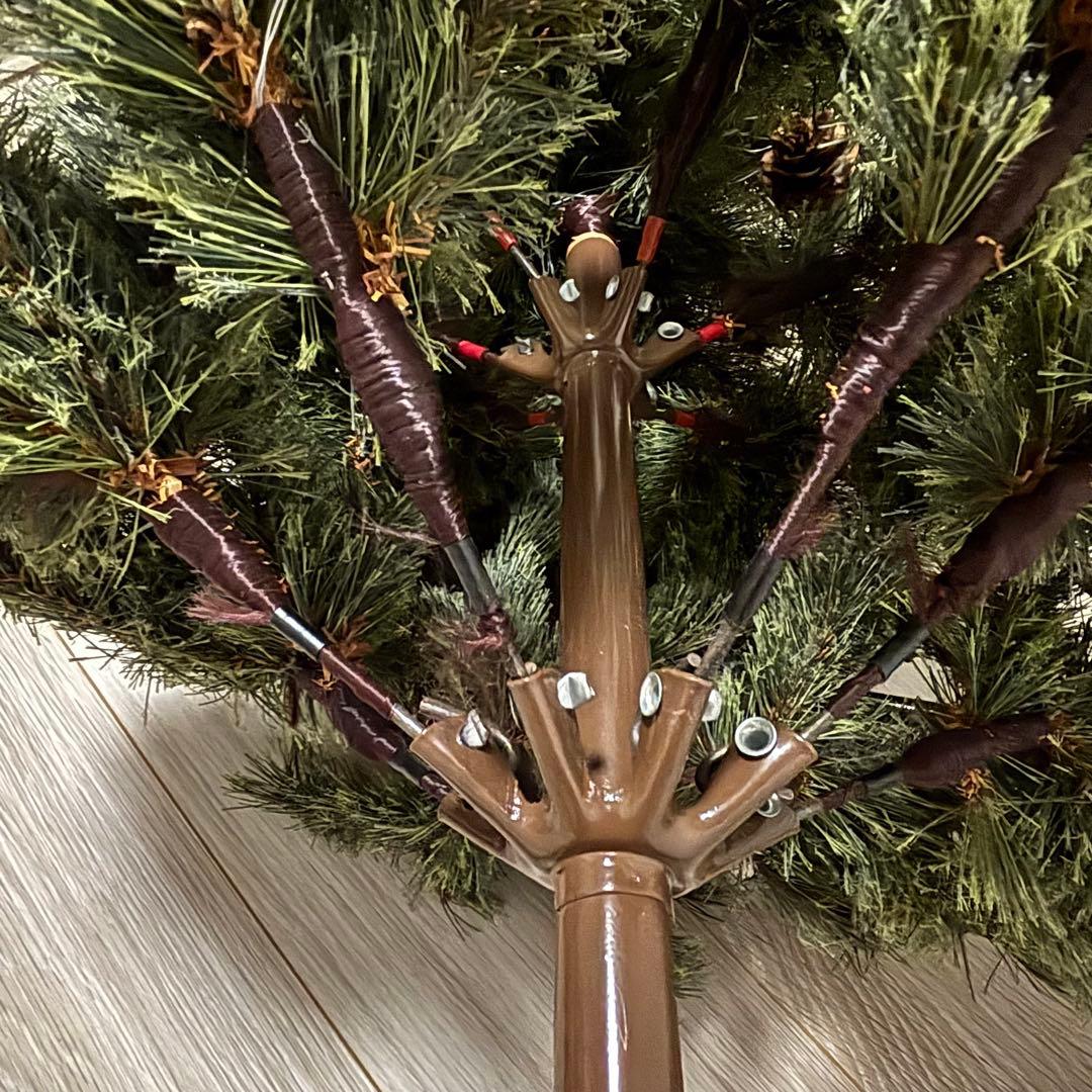 正規品　アルザス　クリスマスツリー 120cm 脚元隠し、トップスターセット