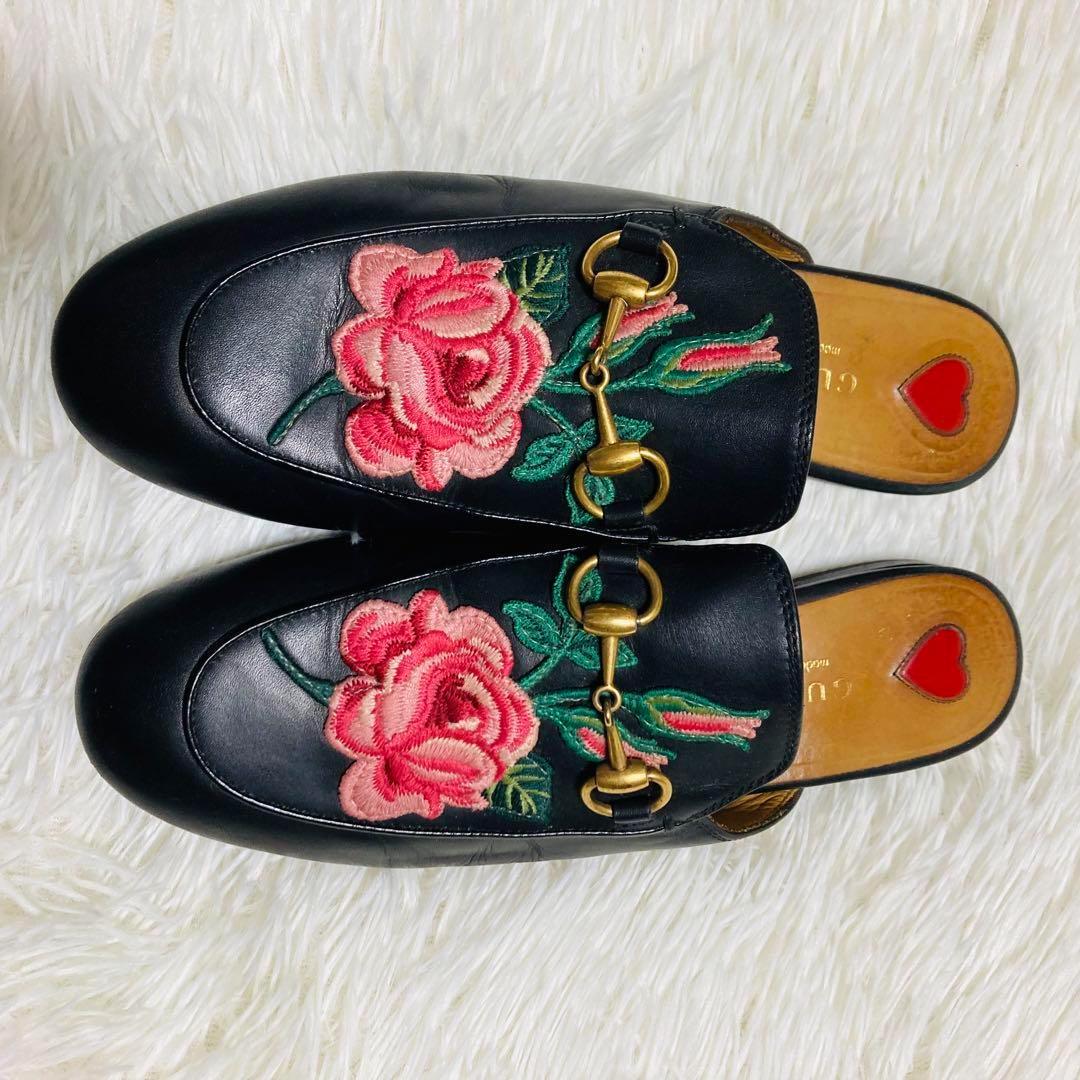 グッチ ホースビット レザー ミュール プリンスタウン 35 T25051003