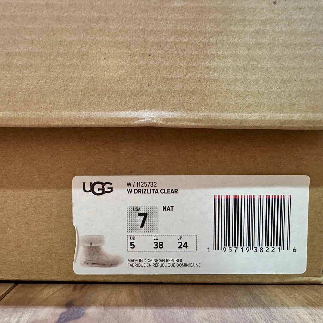 UGG ドリズリータ クリア レインブーツ サイズ7