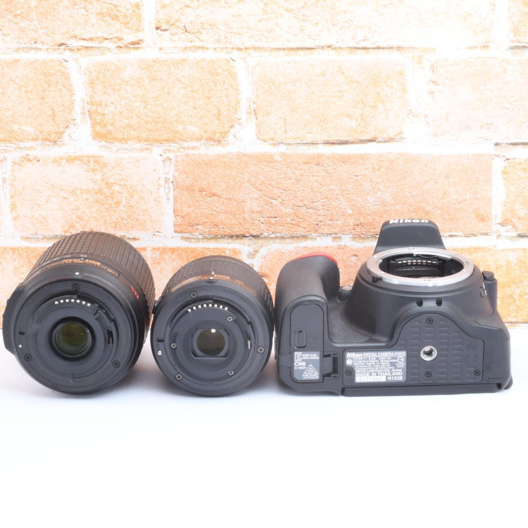 高画質✨Nikon D5600✨望遠レンズ✨Wi-Fi＆Bluetooth