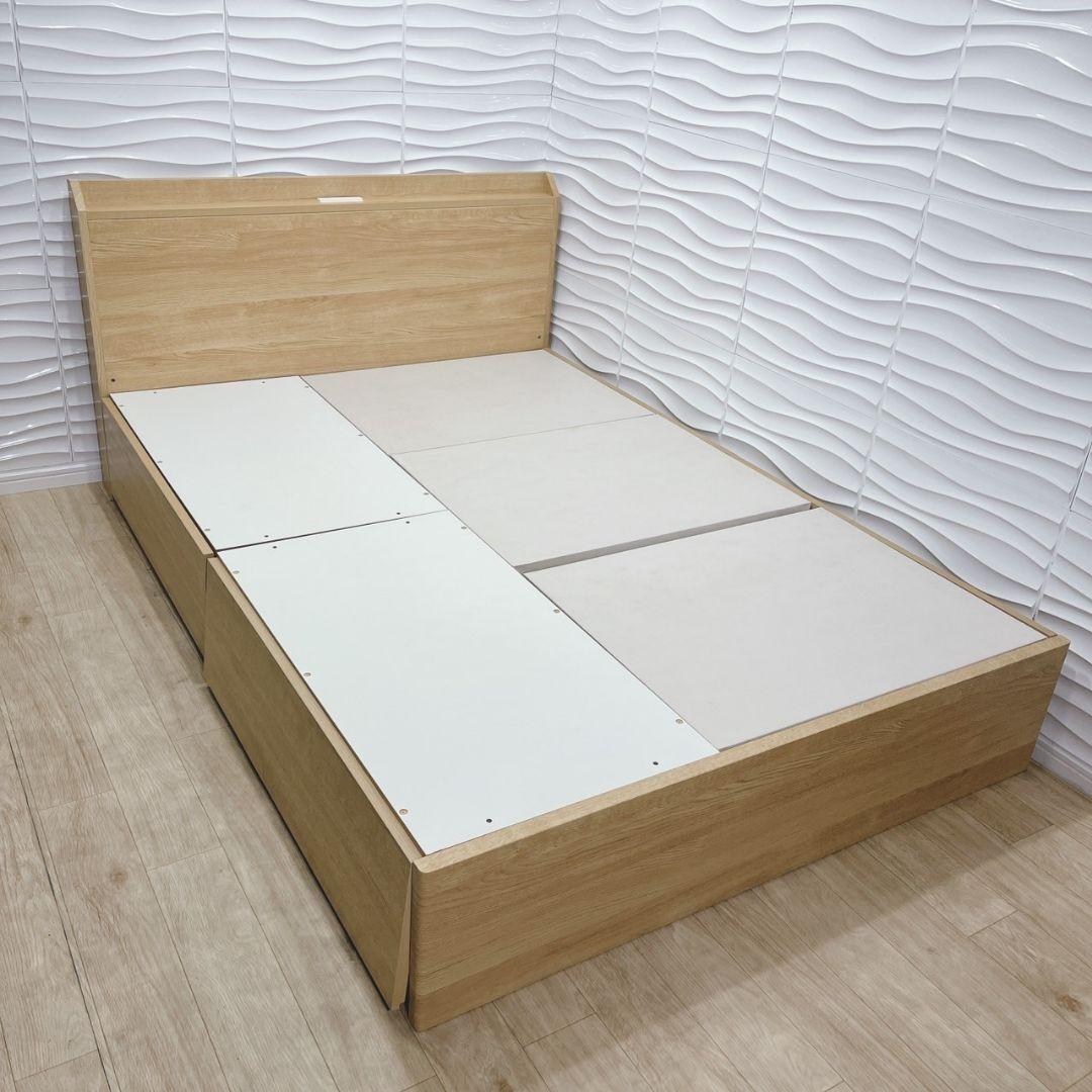 ◇訳有特価◇ニトリ◇ベッドフレーム◇ダブル◇収納コンセント付き◇大阪兵庫京都奈良