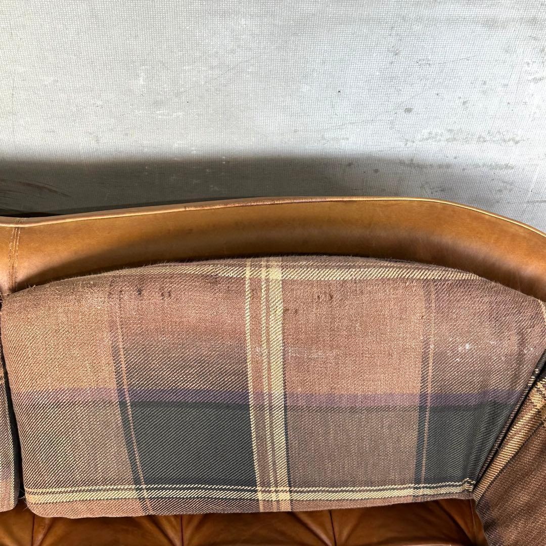 CRASH GATE オピウムソファー オイルレザー 2.5人掛け オゾン脱臭済