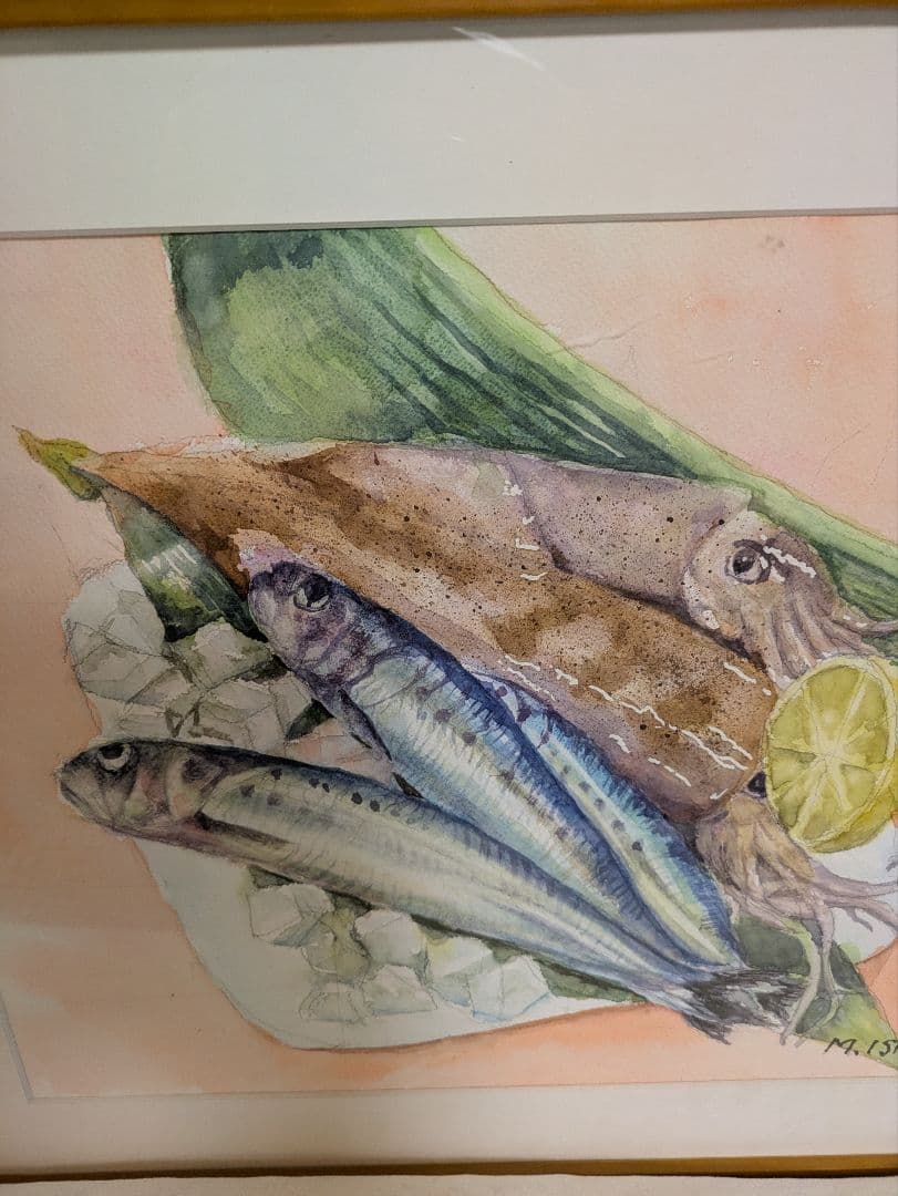 居酒屋、寿司店に最適イワシイカ手書きです