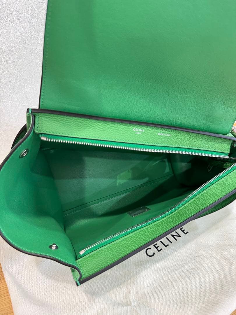 未使用 CÉLINE セリーヌ トラペーズ ショルダーバッグ ハンドバッグ