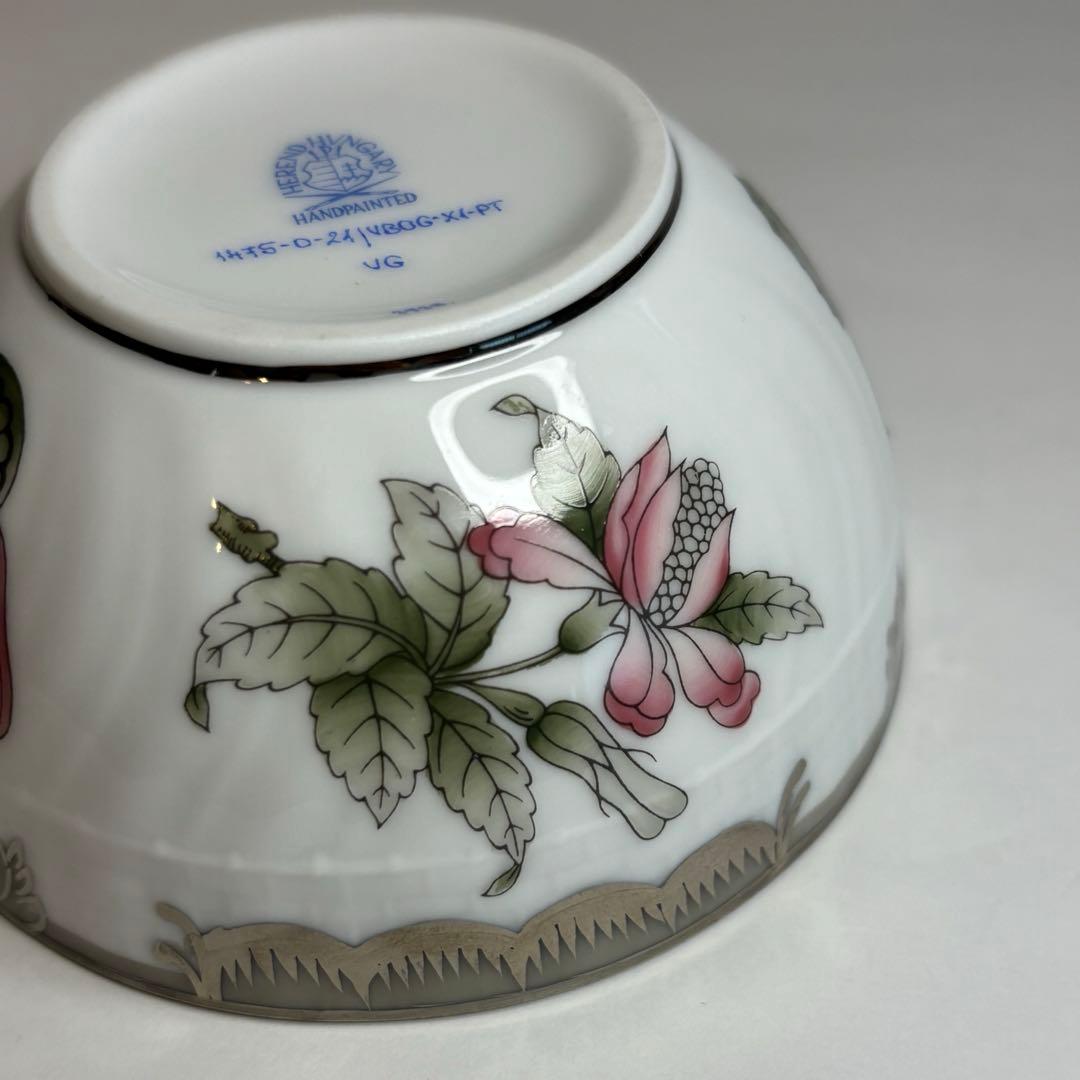 HEREND ヘレンド　ヴィクトリアプラチナ　マンダリンボンボン　小物入れ