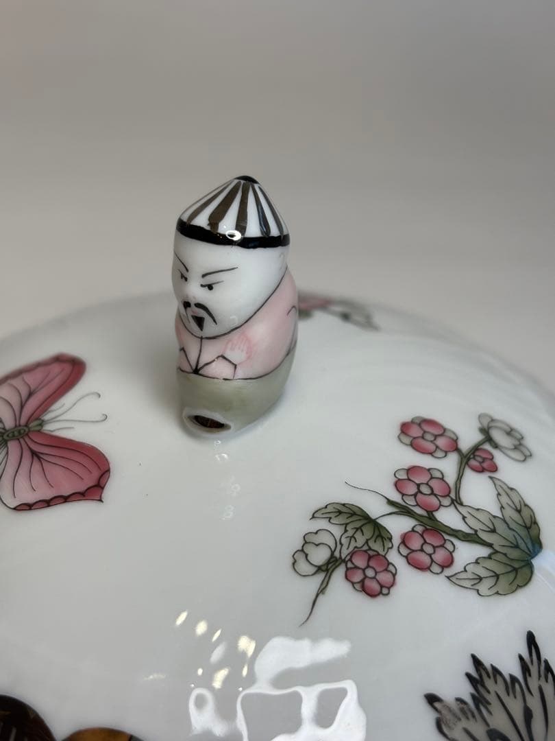 HEREND ヘレンド　ヴィクトリアプラチナ　マンダリンボンボン　小物入れ