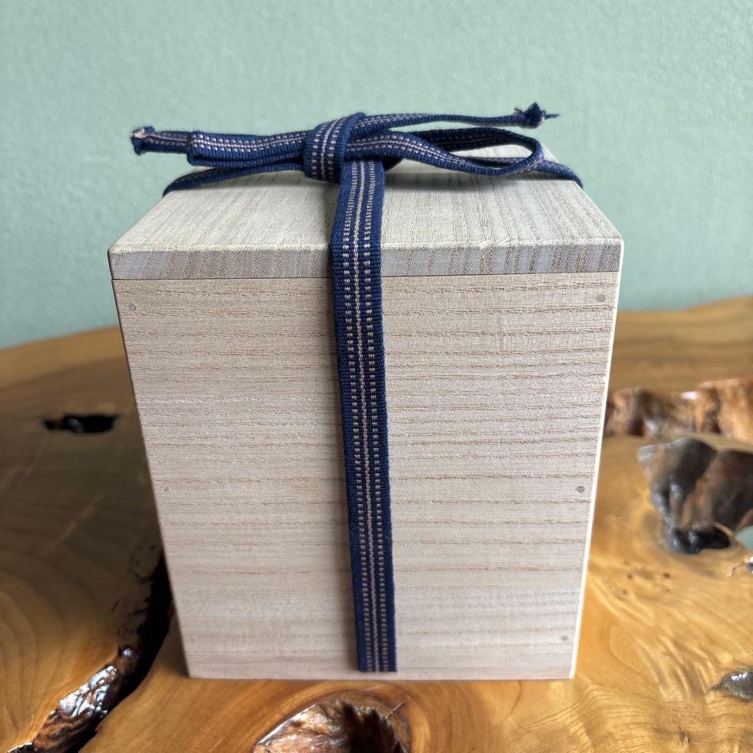 酔月窯 清水潮造 萬古焼 筒茶碗 抹茶碗 茶道具 (15）