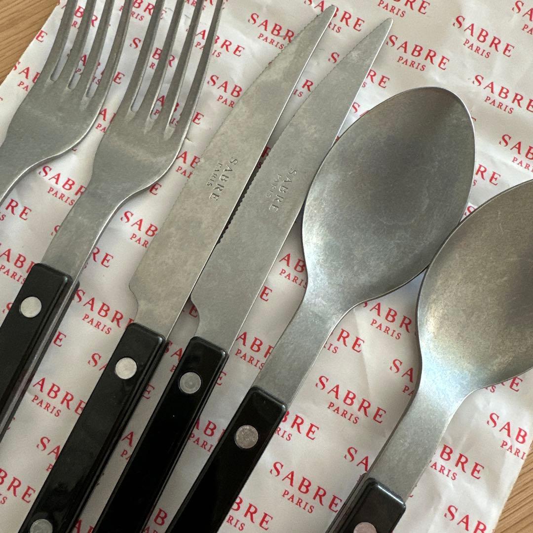 SABRE PARISカトラリーセット ブラック