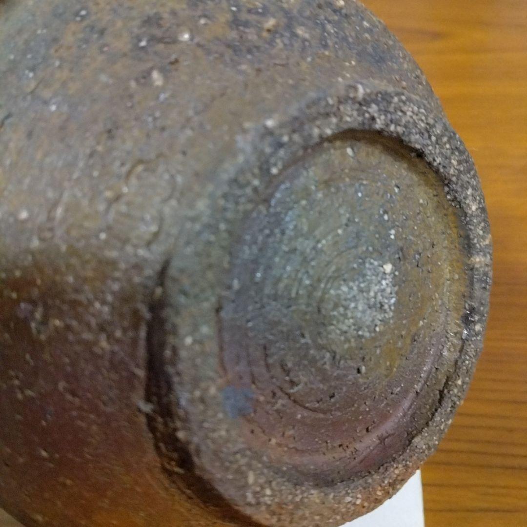 二代　井上　素三　作　常滑酒壷　徳利　明治　大正　名工