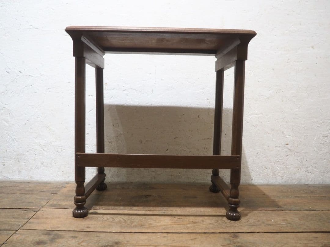 1279 英国ビンテージ　サイドテーブル　展示台　陳列台　インテリア　イギリス