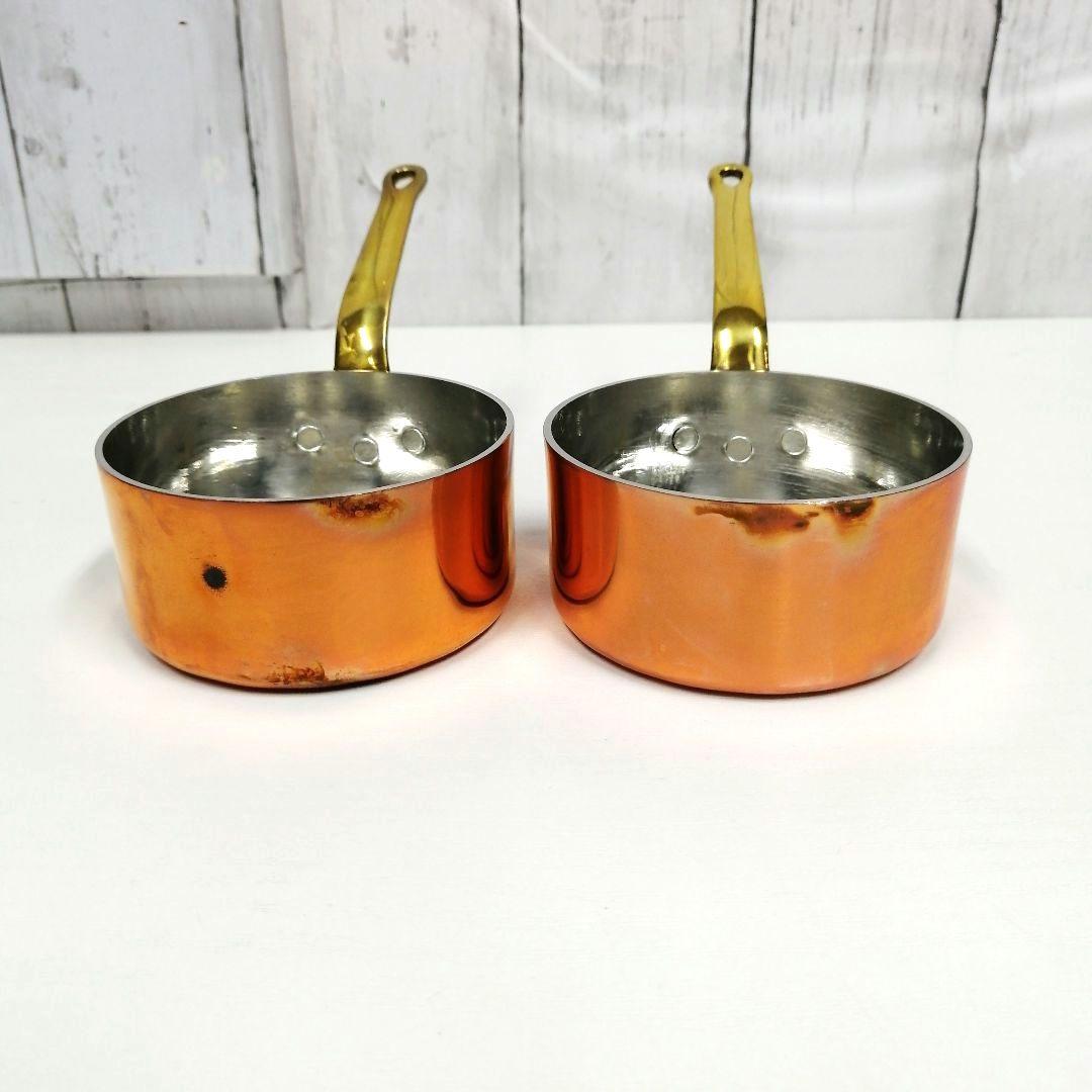 銅製 COPPER WARE JAPAN 80 プチパン 片手鍋 2個