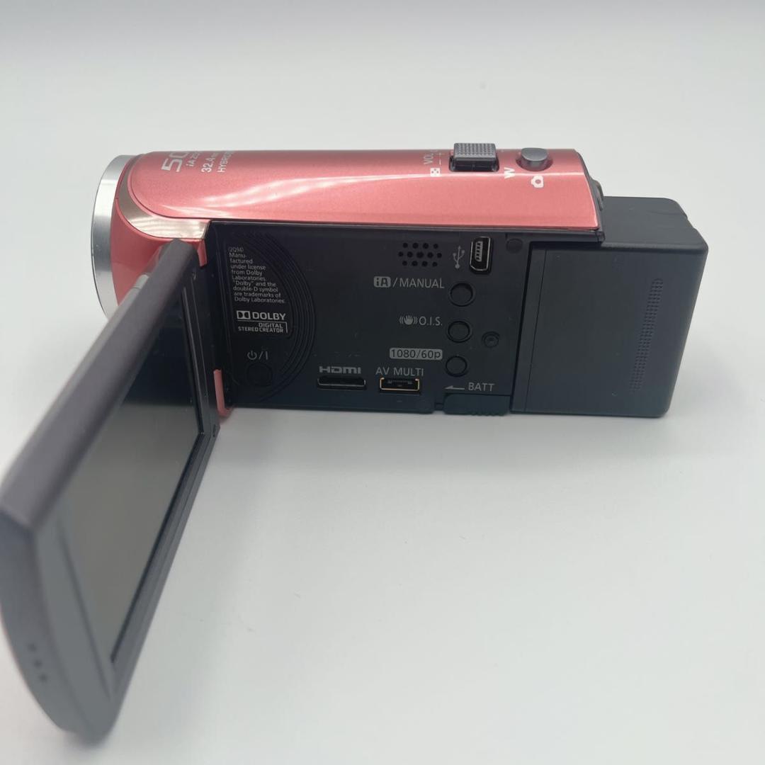 Panasonic HC-V300M デジタルハイビジョンビデオカメラ ピンク