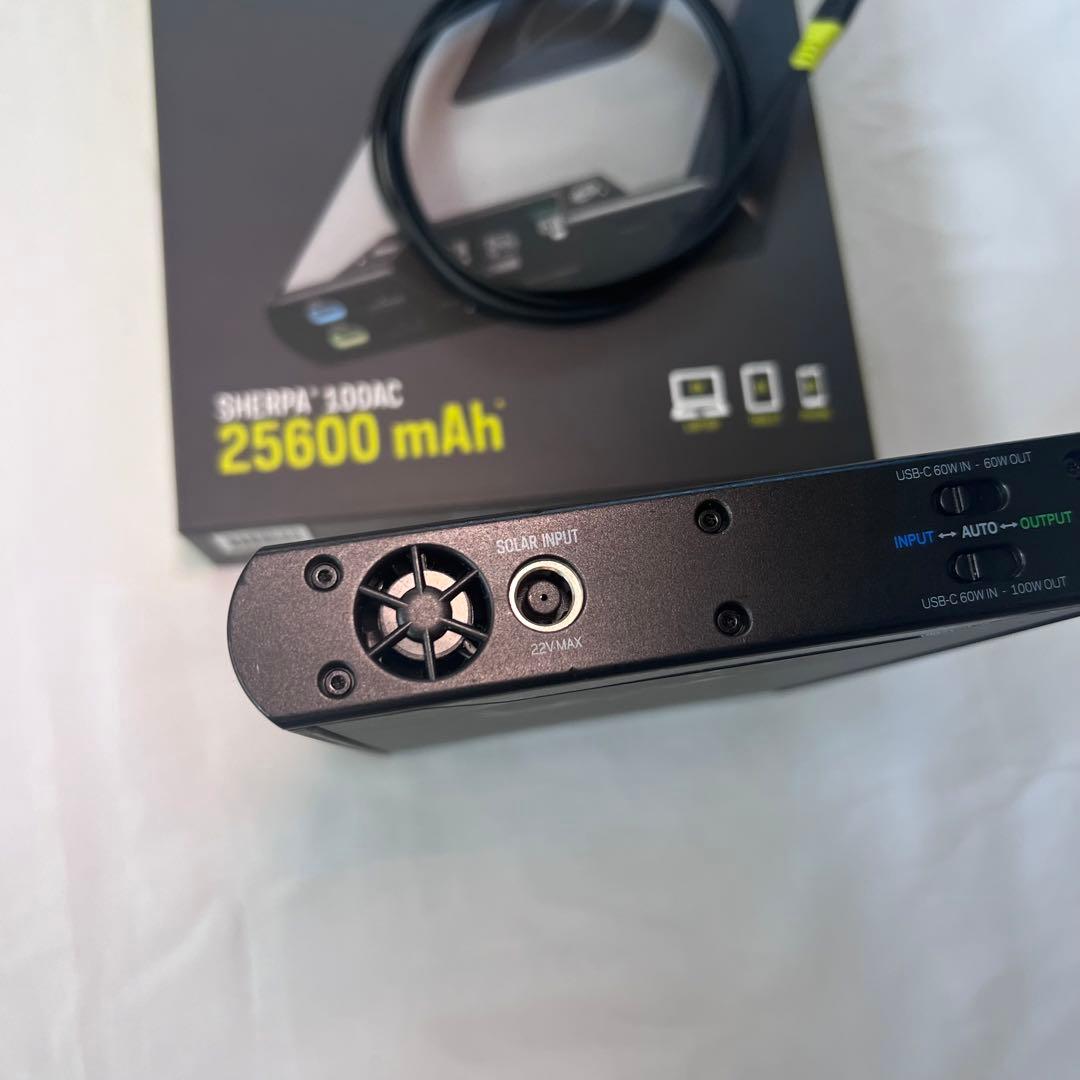 スマホアクセサリー GOAL ZERO Sherpa 100 AC Power Bank 4th