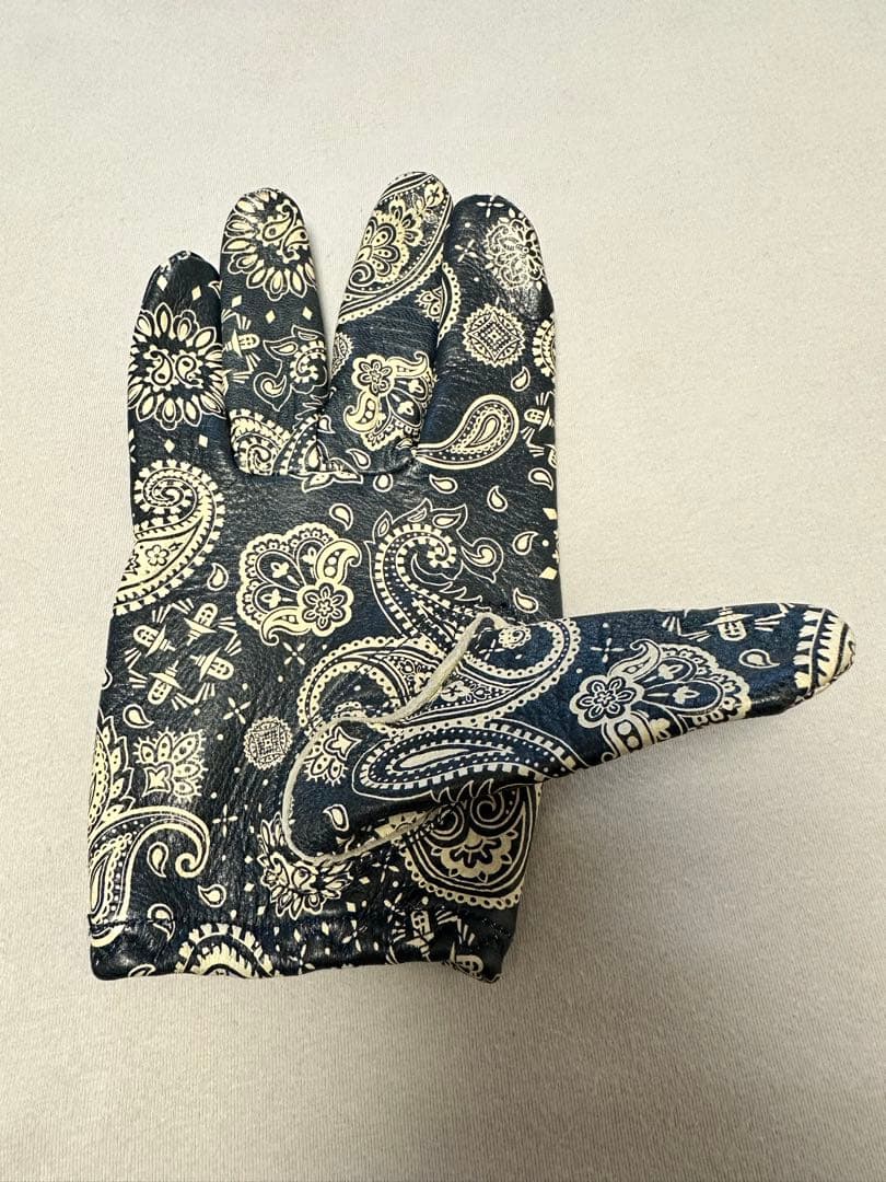 Lamp gloves Shorty - PAISLEY NAVY Mサイズ