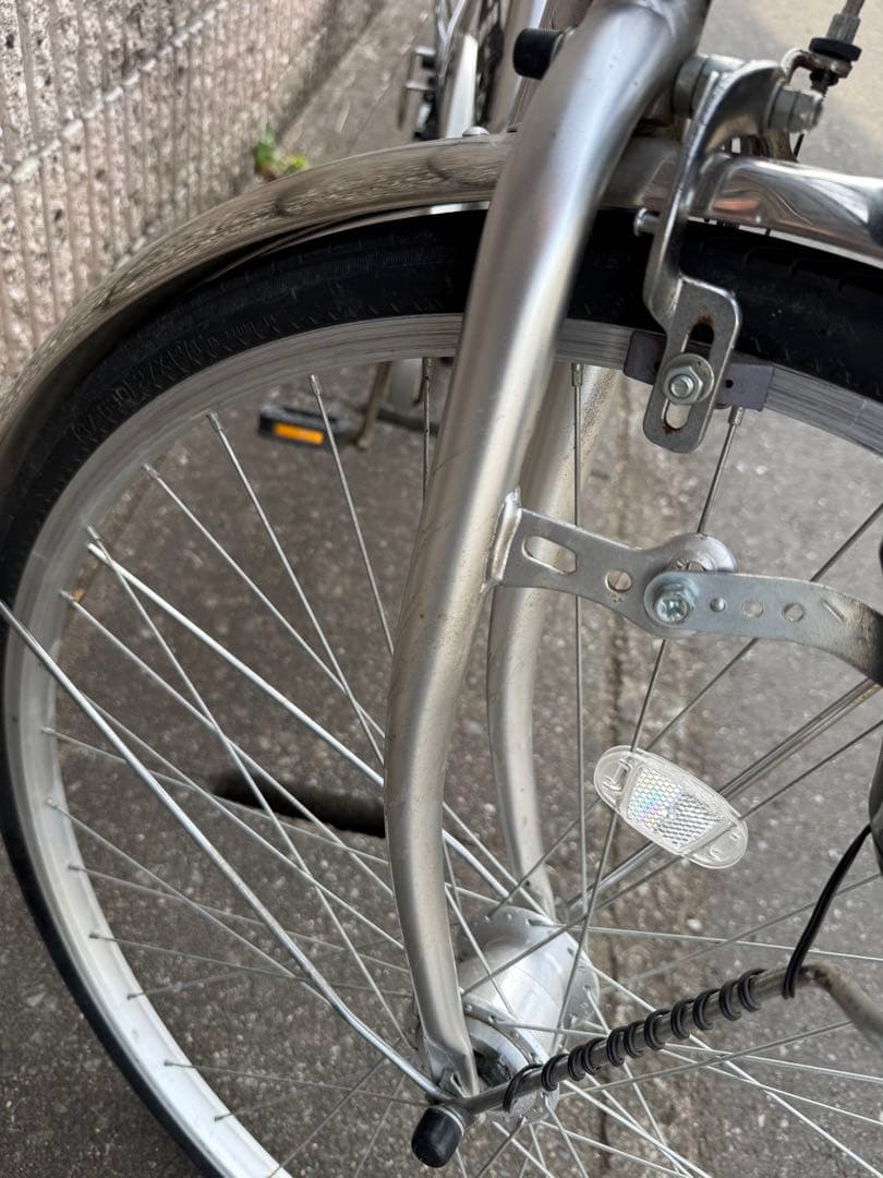 ママチャリ　27インチ　中古　6段ギア　引き取り限定