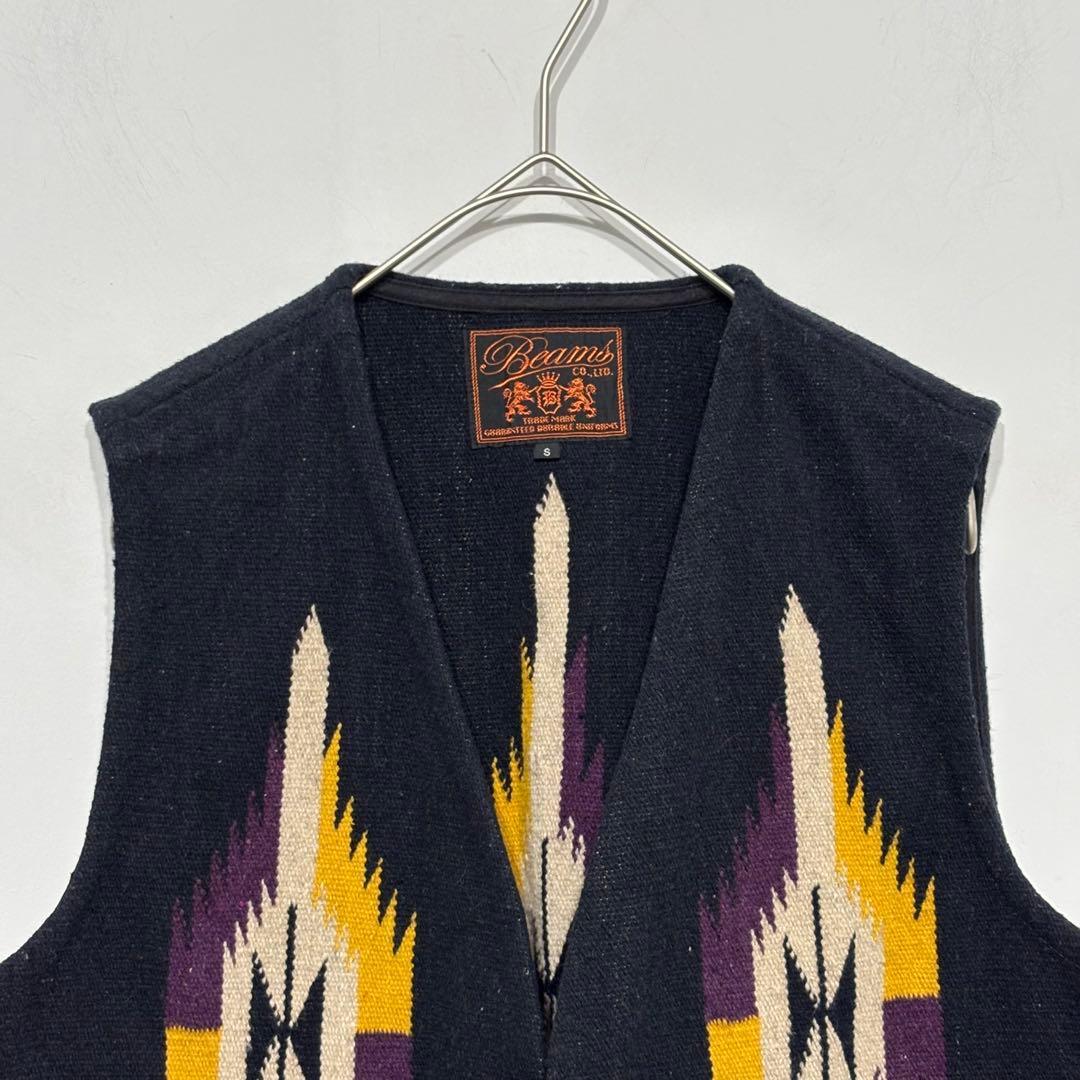 BEAMS 美品 東洋 インド製 CHIMAYO ラグ チマヨ ベスト コンチョ