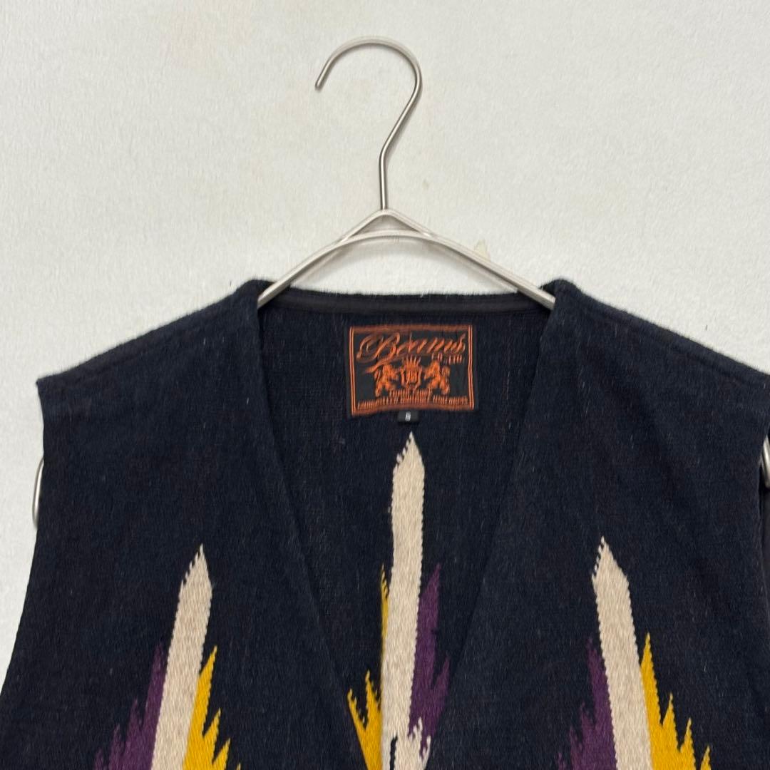 BEAMS 美品 東洋 インド製 CHIMAYO ラグ チマヨ ベスト コンチョ