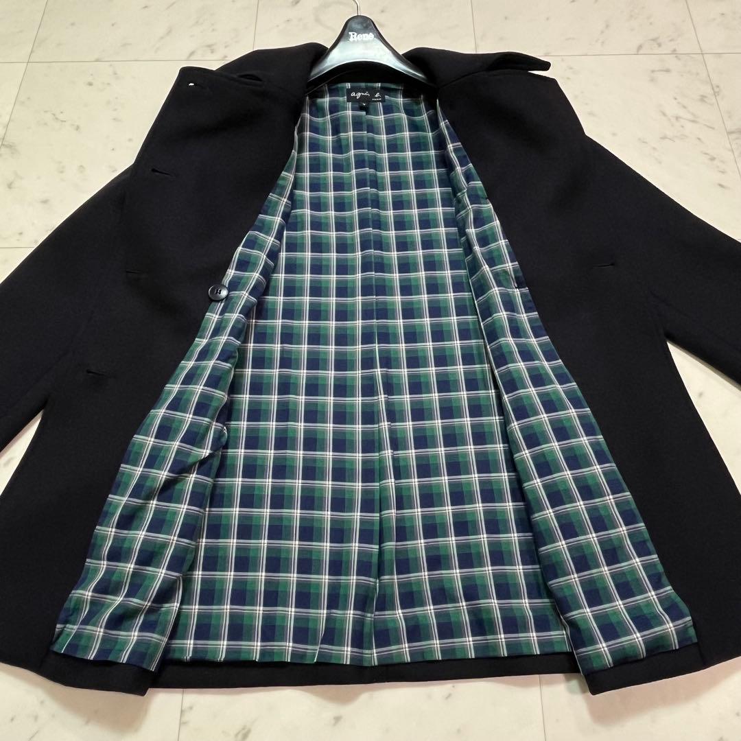 agne's b. FEMME アニエスベー JQ18 ピーコート ハーフコート