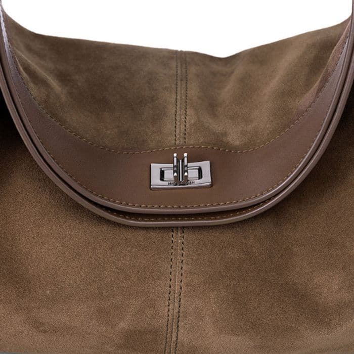 JOY GRYSON Seli Shoulder Bag Suede 牛革