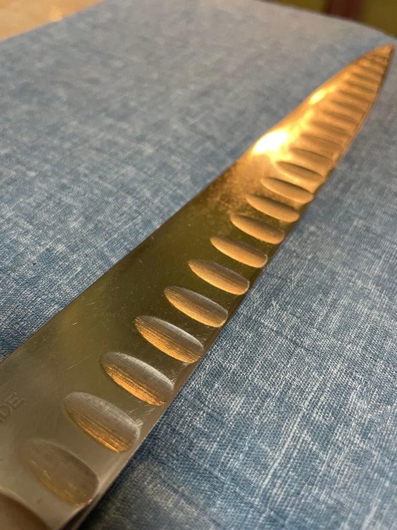 misonoミソノ　モリブデン鋼筋引きサーモンナイフ　刃渡り290mm