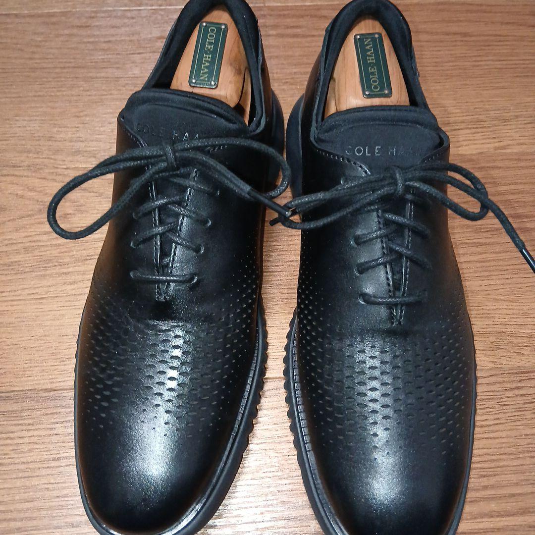 COLE HAAN2ゼログランドレーザーウィングオックスフォード中古ブラック