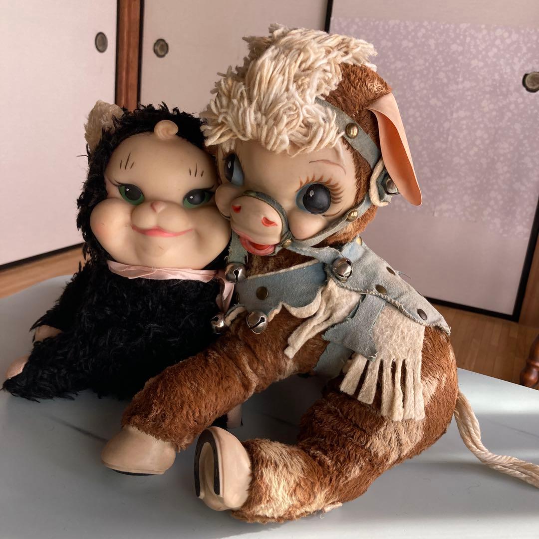 ラシュトン　ラバーフェイスドール　キティ　ネリーメリーちゃん　　ビンテージ