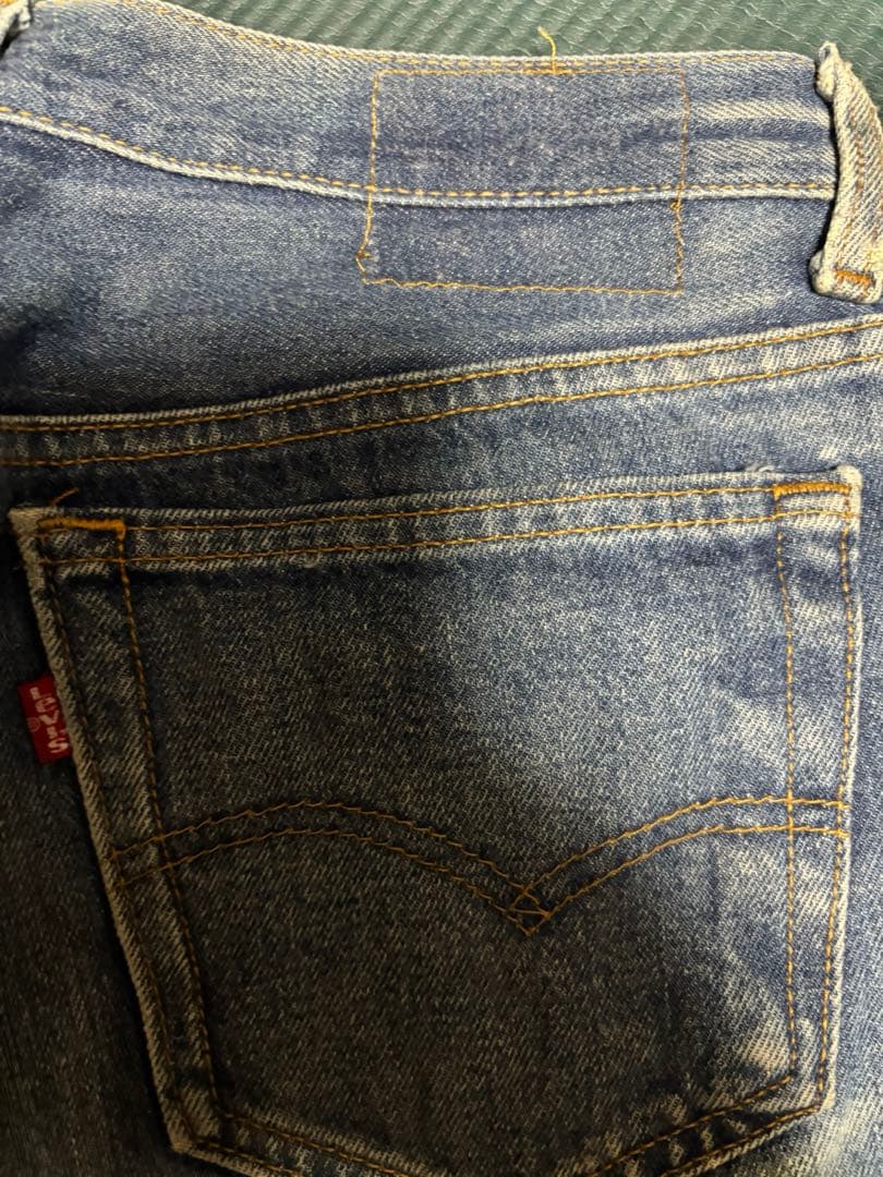 90sリーバイス501 USA 米国　縦落ち　ヒゲ　ハチノス　w38.5