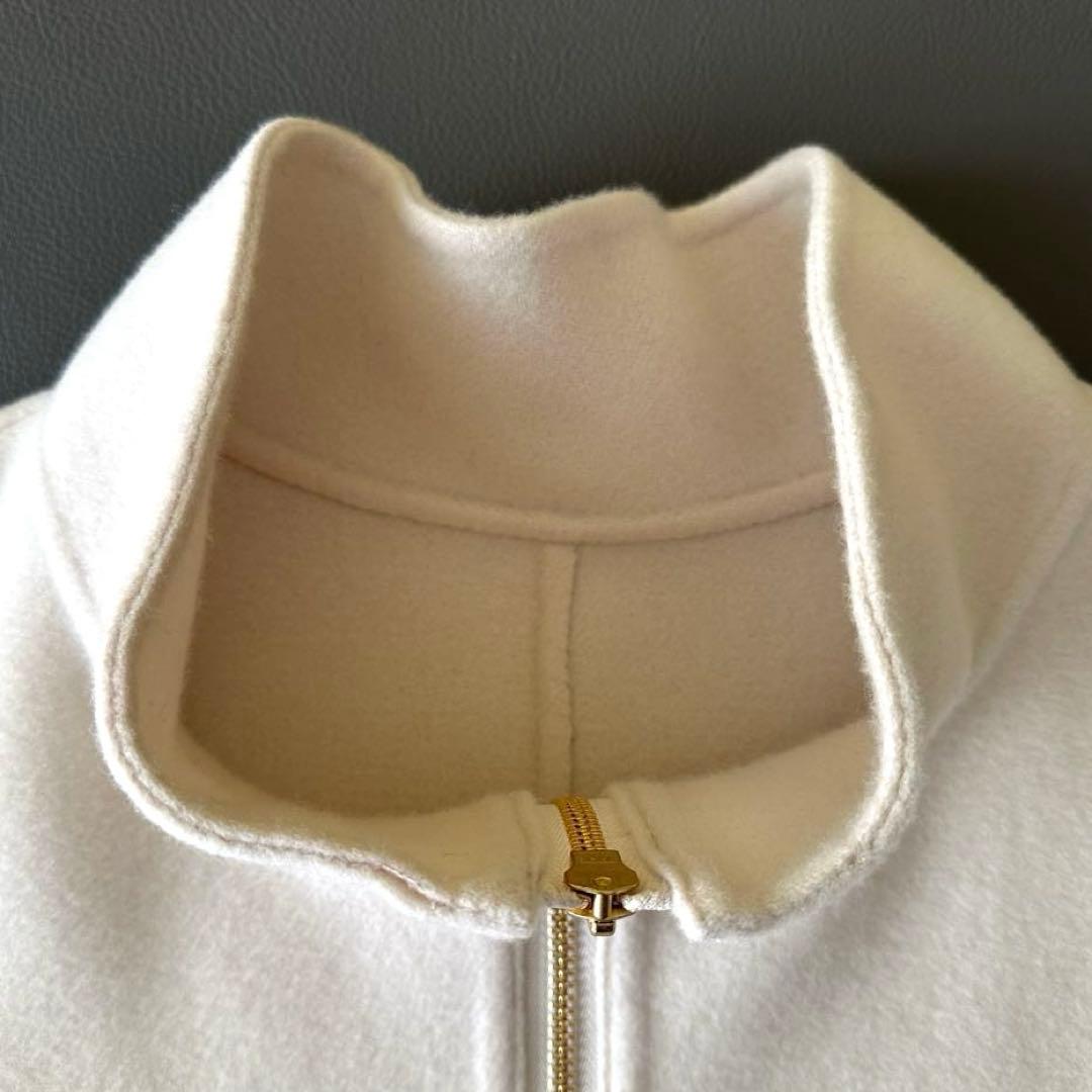 美品 希少 48サイズ 23区 ウールリバースタンドカラーコート 大きいサイズ