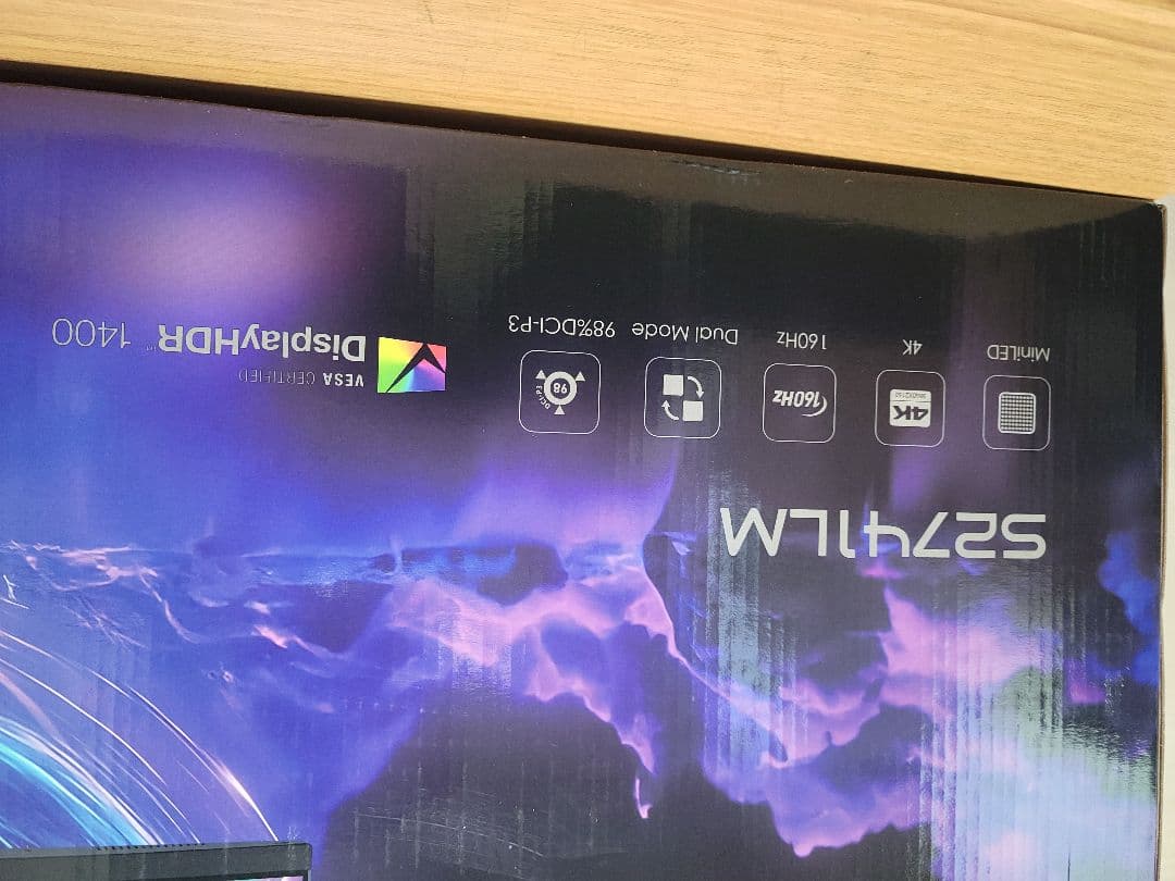 超美品KOORUI QD-MiniLED 27インチゲーミングモニター量子ドット