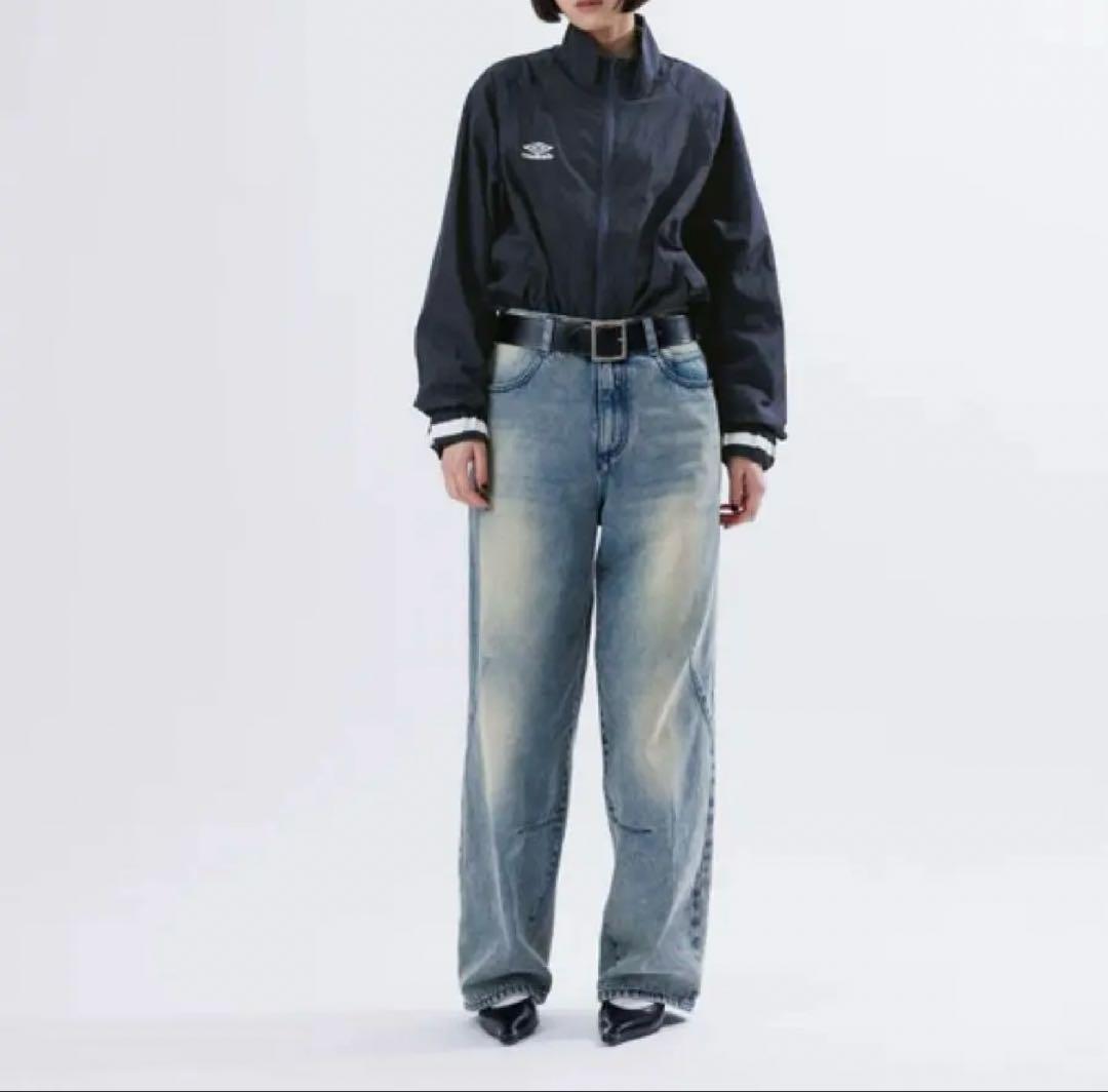 UMBRO×BELPER×M TO R ナイロントラックジャケット　ネイビー