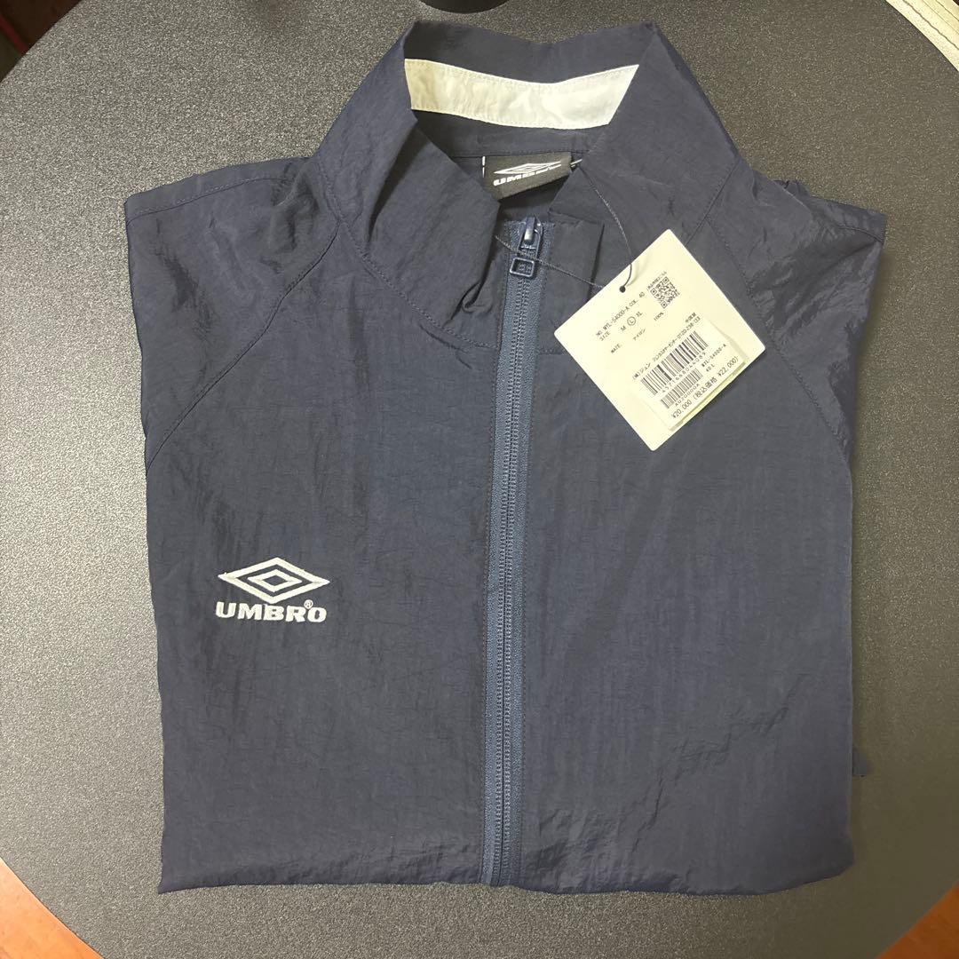 UMBRO×BELPER×M TO R ナイロントラックジャケット　ネイビー