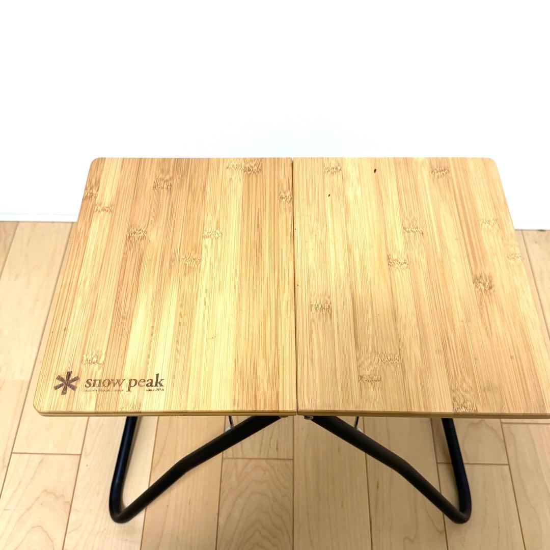 スノーピーク 雪峰祭限定 Myテーブル竹 ブラック  peak