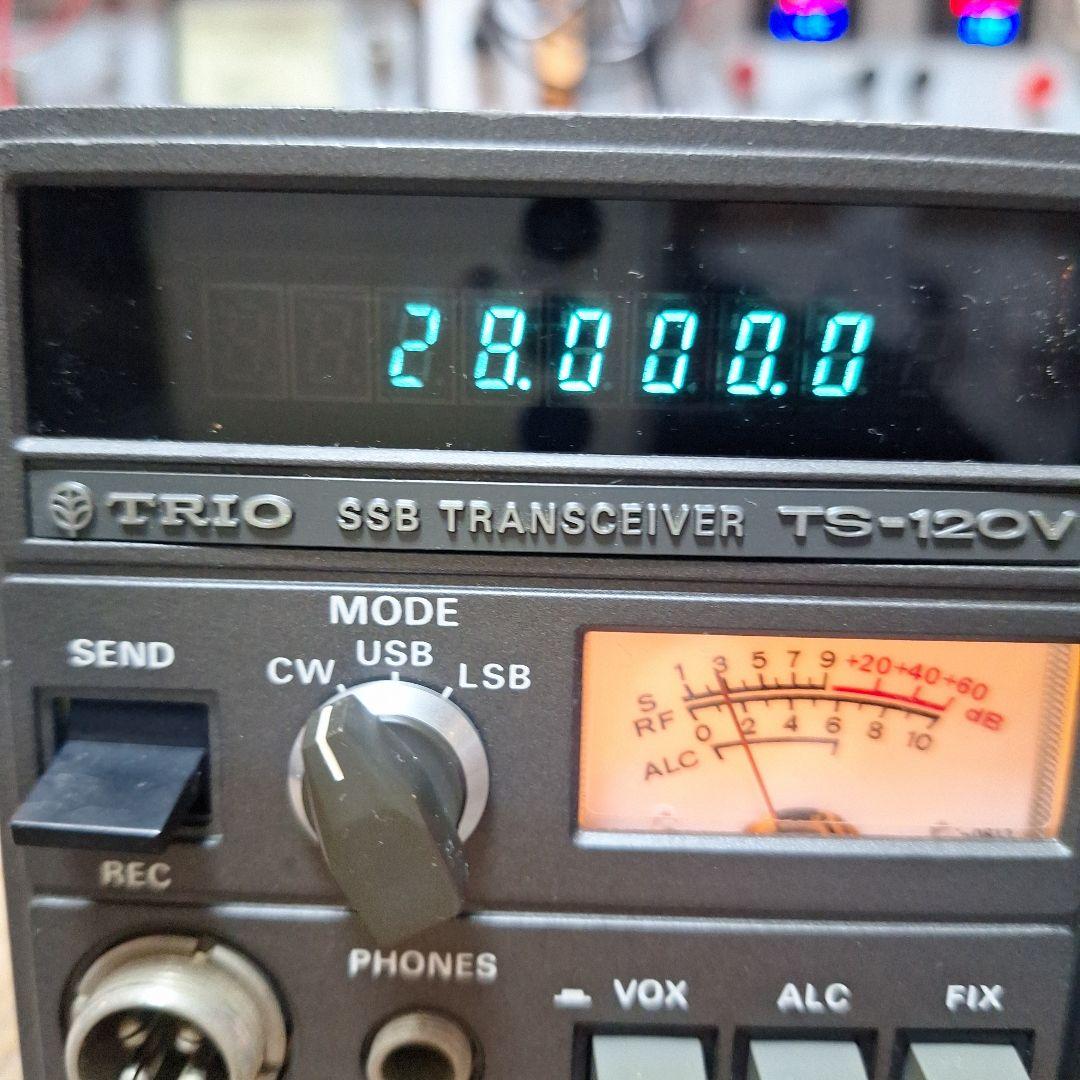 ケンウッドTS-120Vの修理品+マイク+DCコード+取説(コピー)