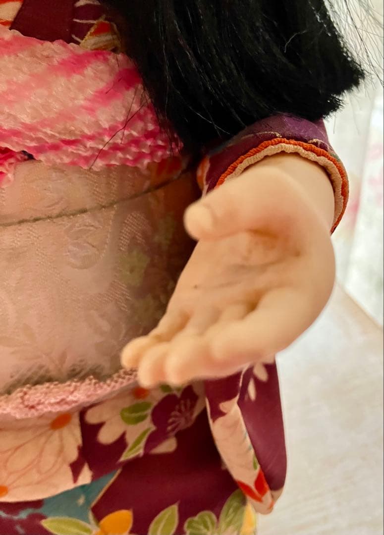 からくり茶運び人形　ゼンマイ仕掛け　少女人形